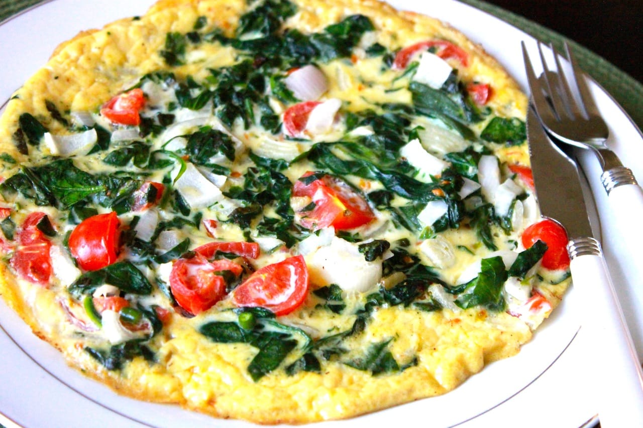 Spinach Omelette 1
