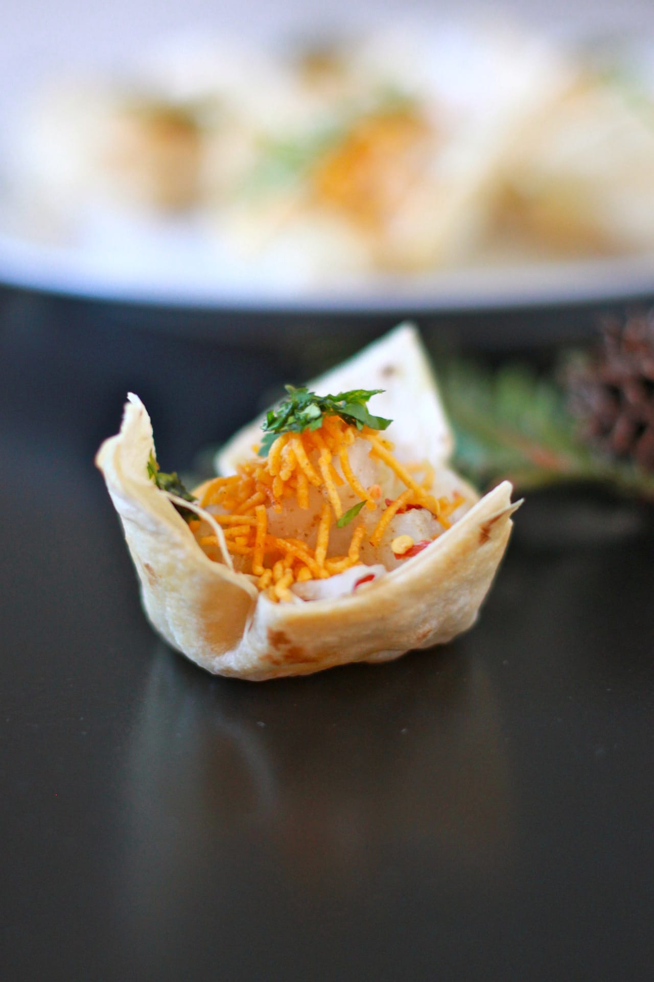 Tortilla Cups with Tangy Filling 3