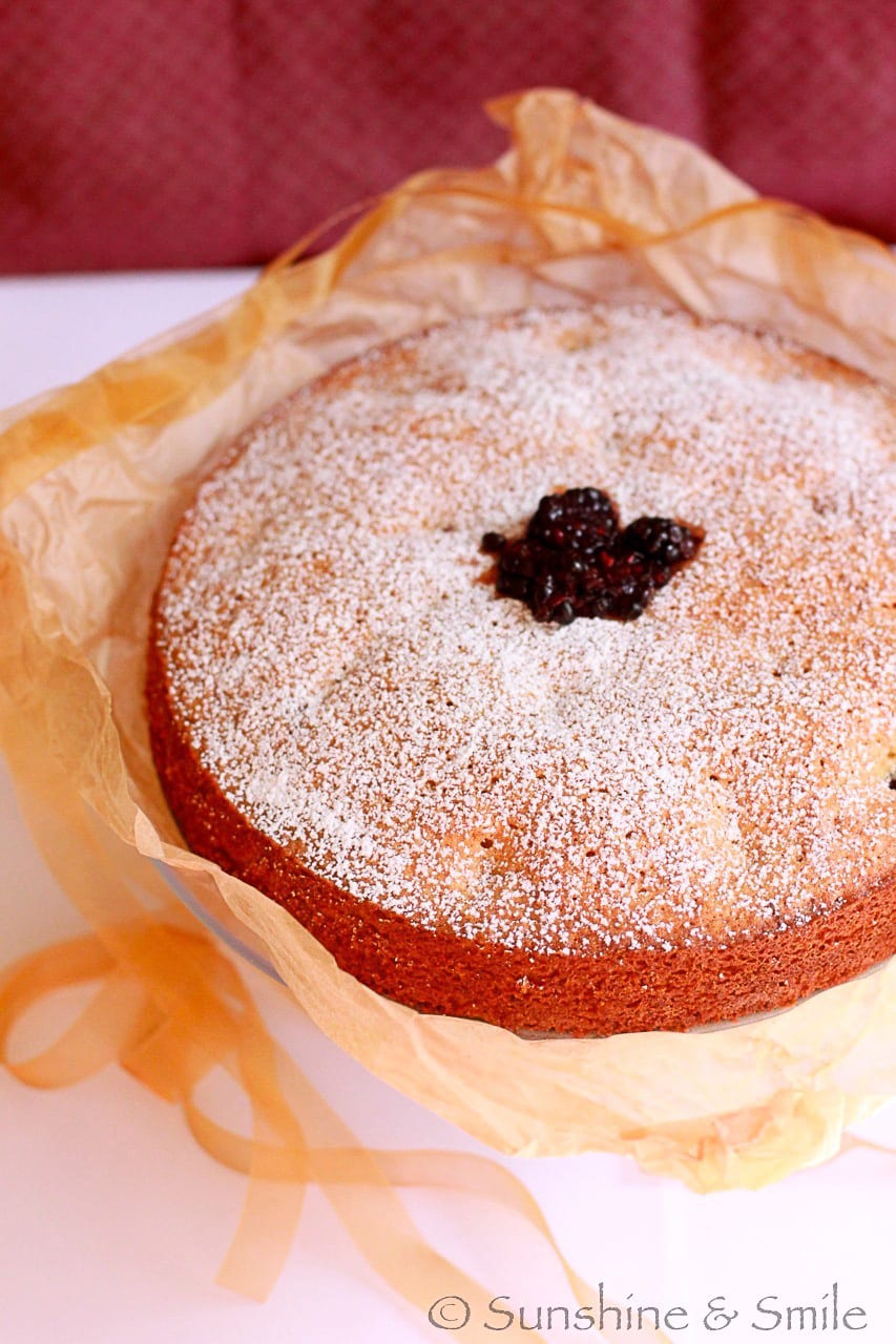 Olive Oil Cake with Blackberries 1