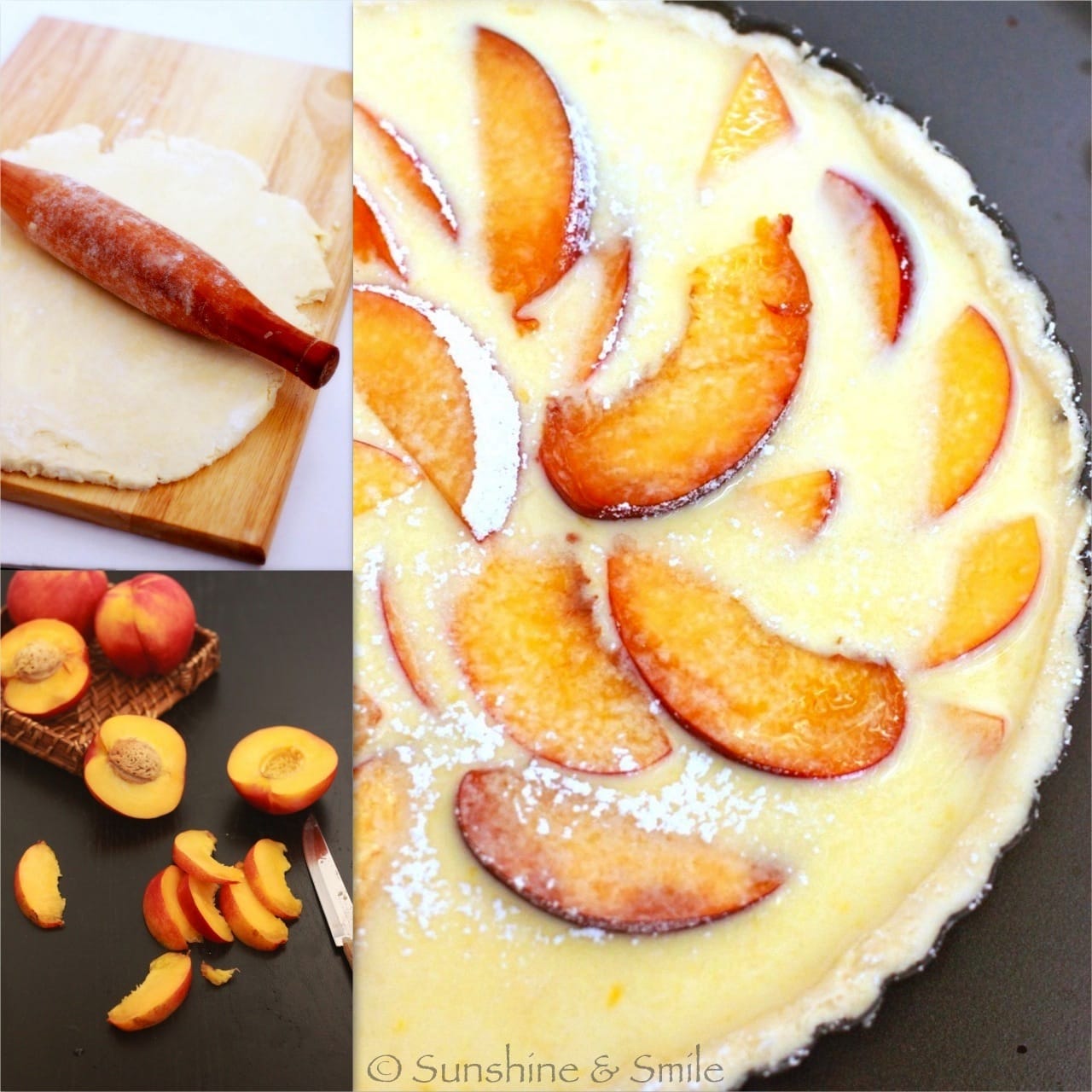 Flaky Tart with Peach and Ricotta - 2