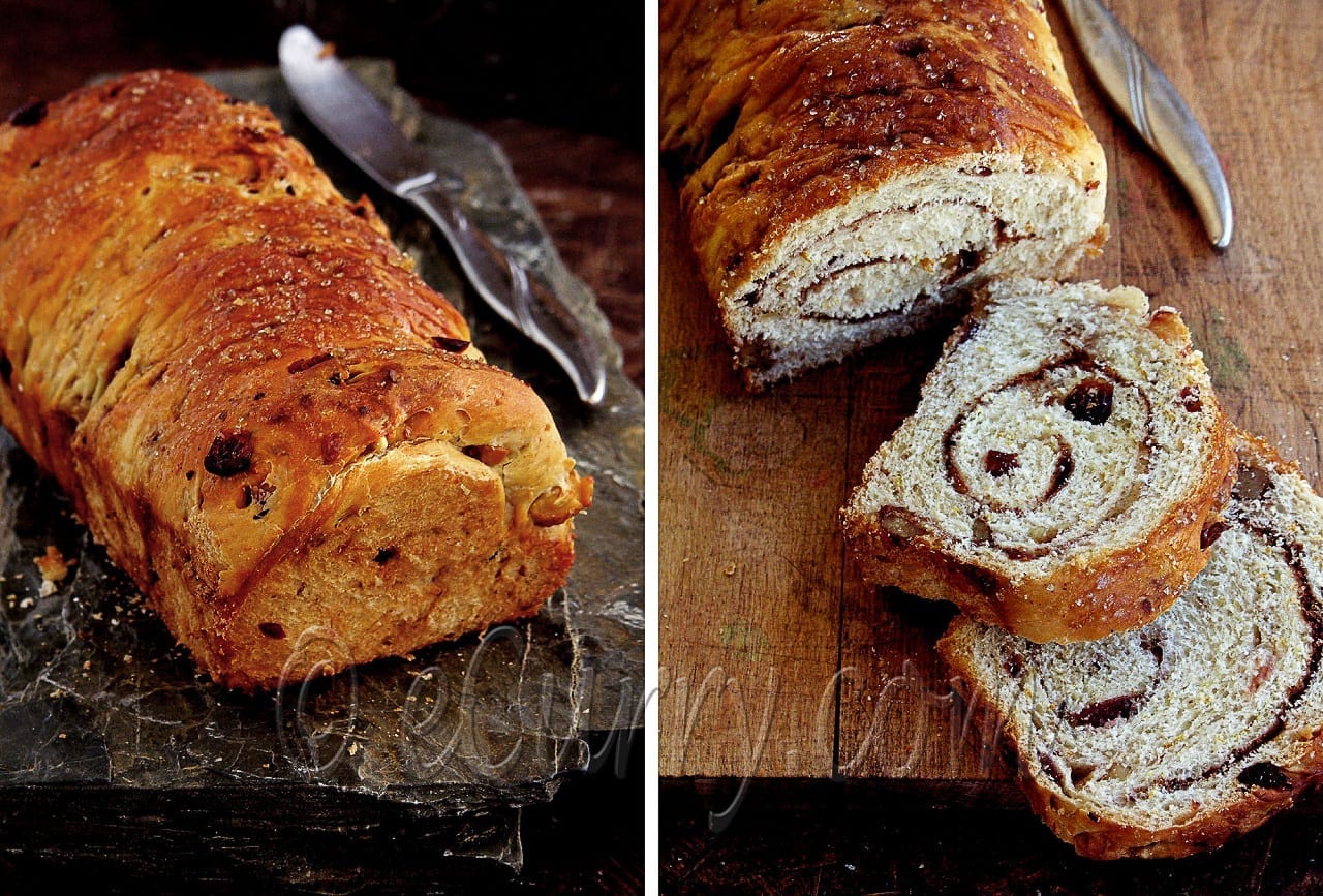 Cranberry Swirl bread Collage 1