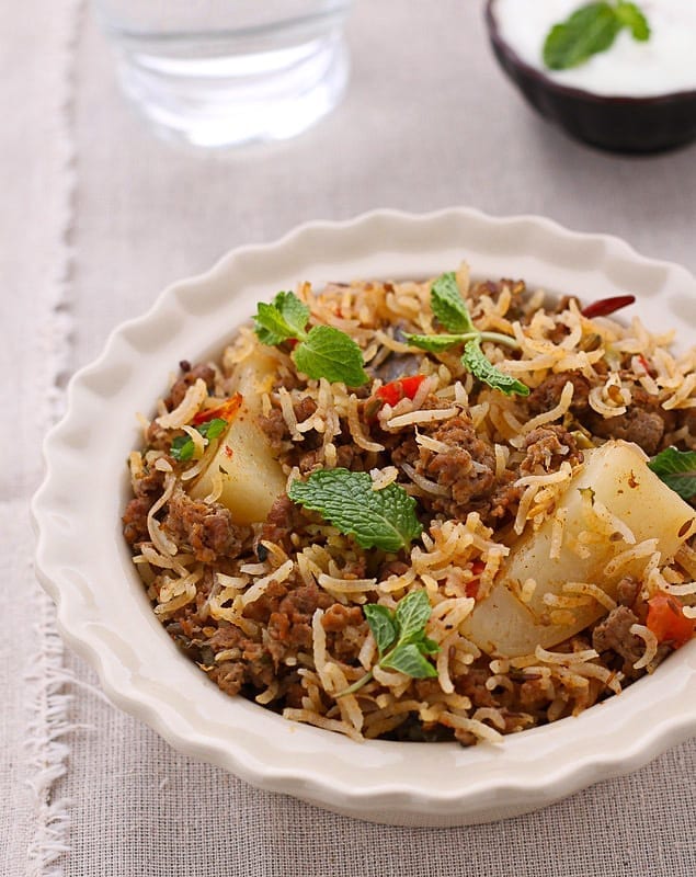 Keema Pulao - Guest Post by Tanvi @ Sinfully Spicy 2