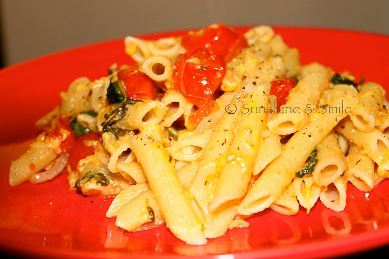 Penne Pasta with Cherry Tomatoes | Playful Cooking