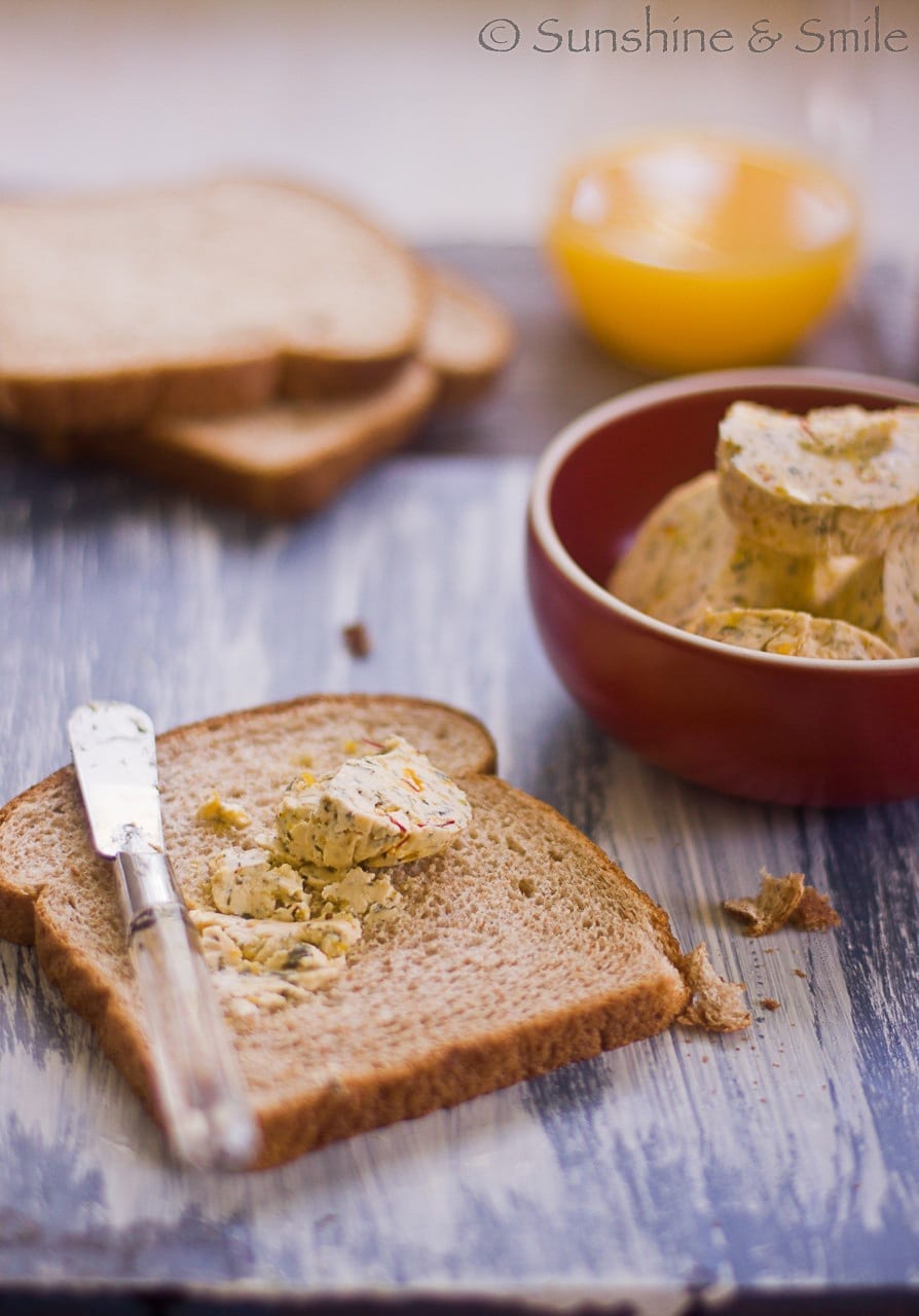 Saffron Compound Butter 2