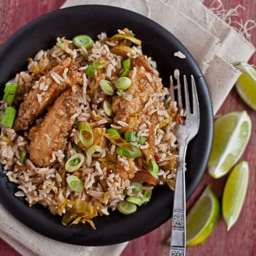 asian chicken fried rice 5