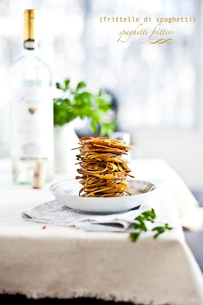 Spaghetti Fritters : Playful Cooking