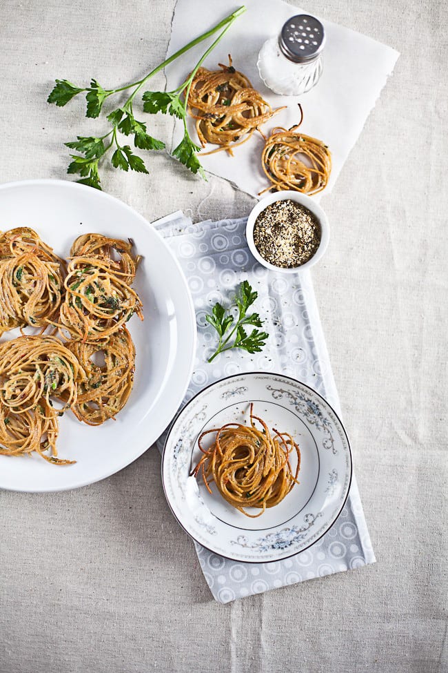 Spaghetti Fritters : Sunshine and Smile