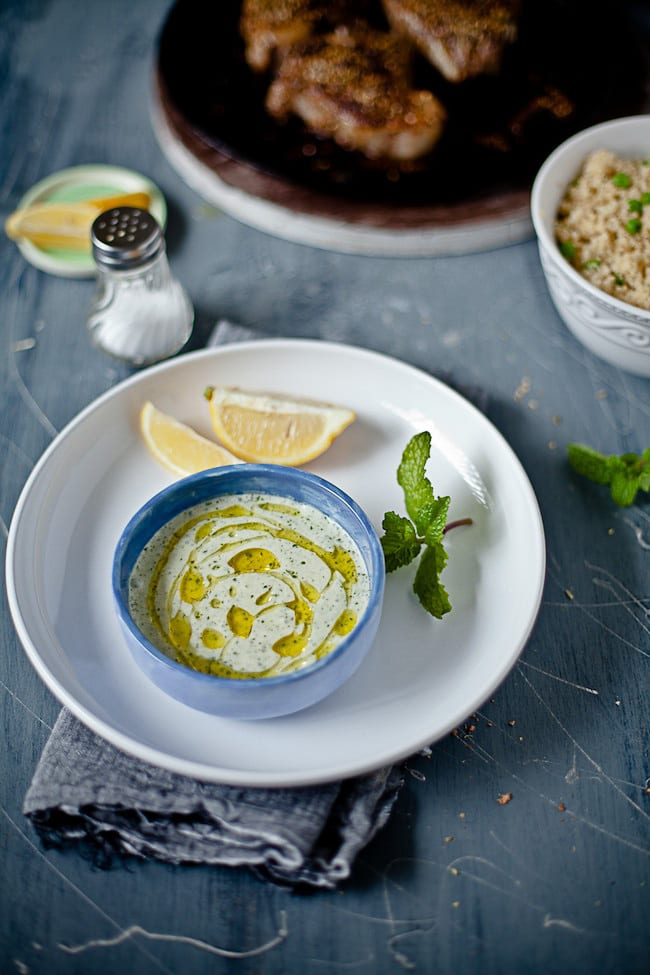 Yogurt Mint Sauce by Sunshine and Smile