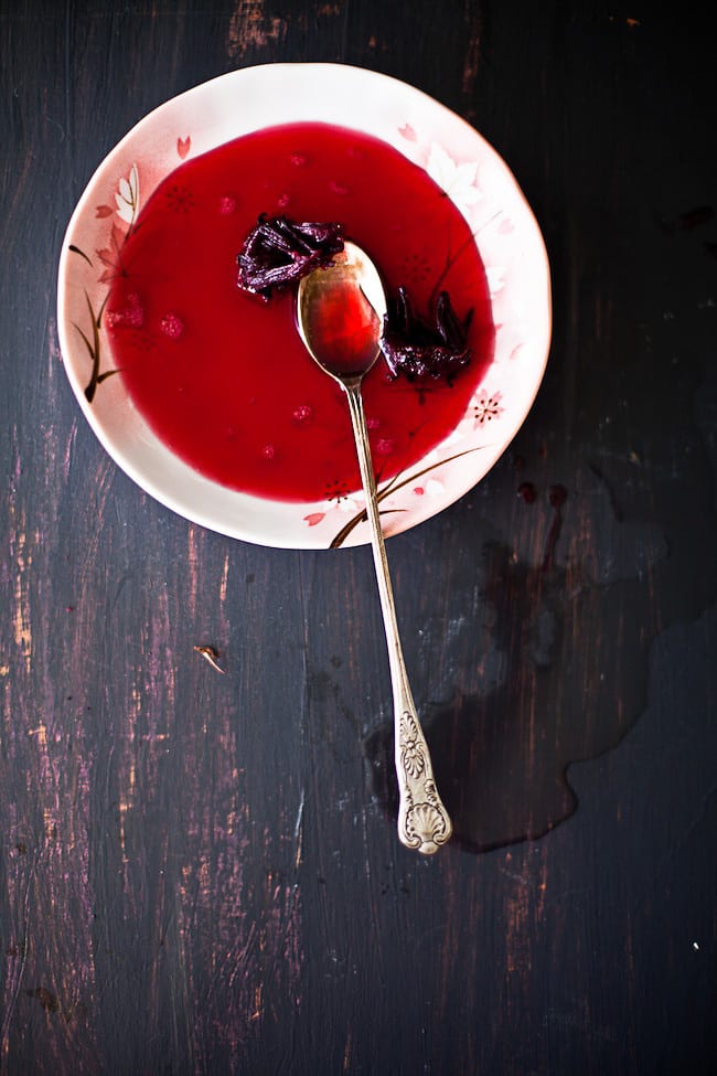 hibiscus syrup @ Sunshine and Smile