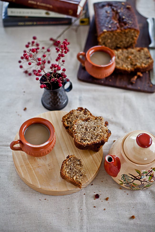 fruit and nut coffee cake @ Sunshine and Smile