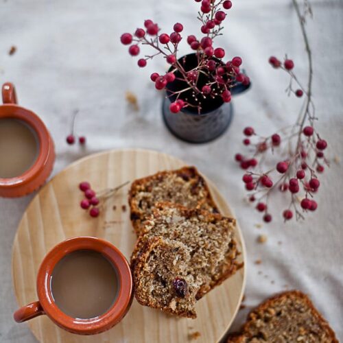 fruit and nut coffee cake @ Playful Cooking