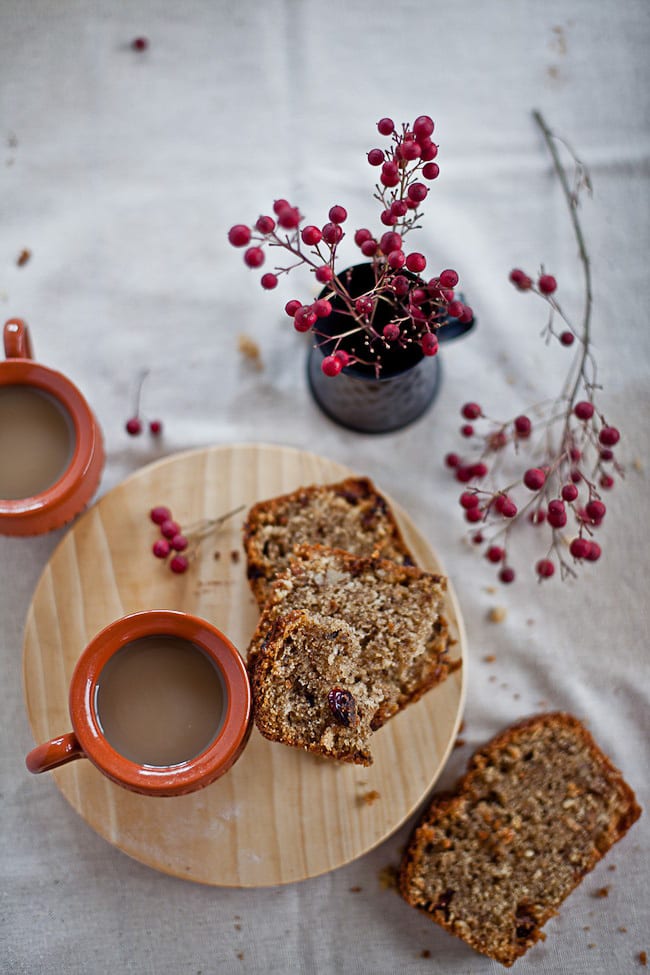 fruit and nut coffee cake @ Sunshine and Smile