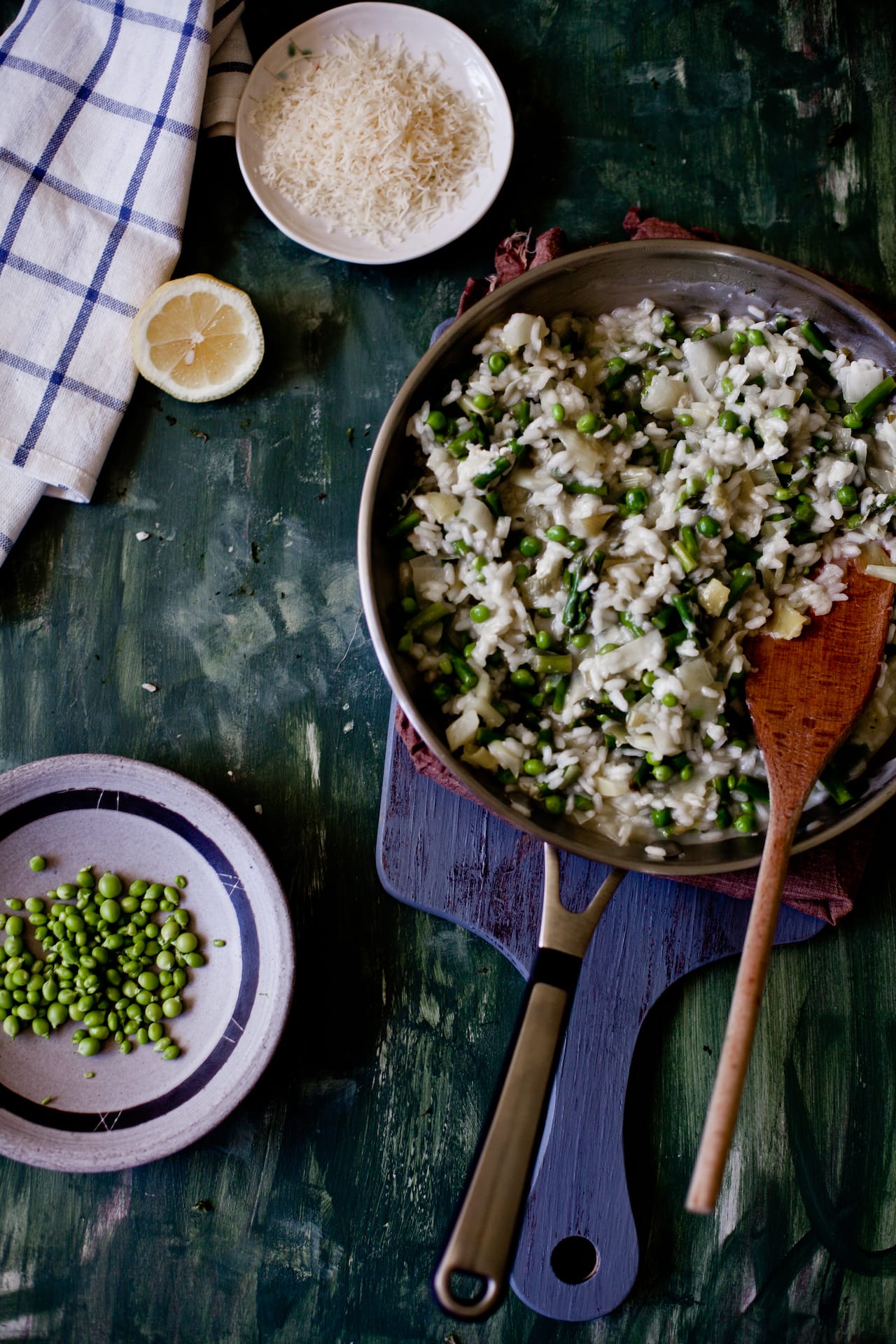 Peas and Asparagus Risotto | Playful Cooking