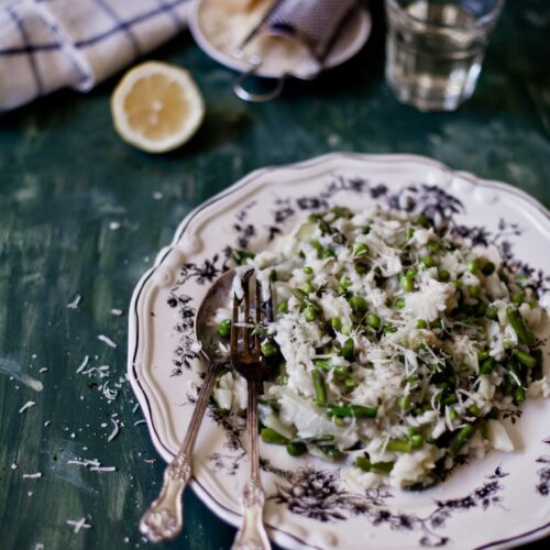 Peas and Asparagus Risotto | Playful Cooking