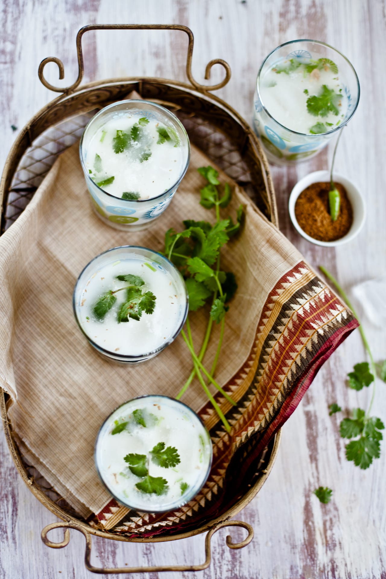 Mattha (Indian Spiced Yogurt Drink) | Playful Cooking