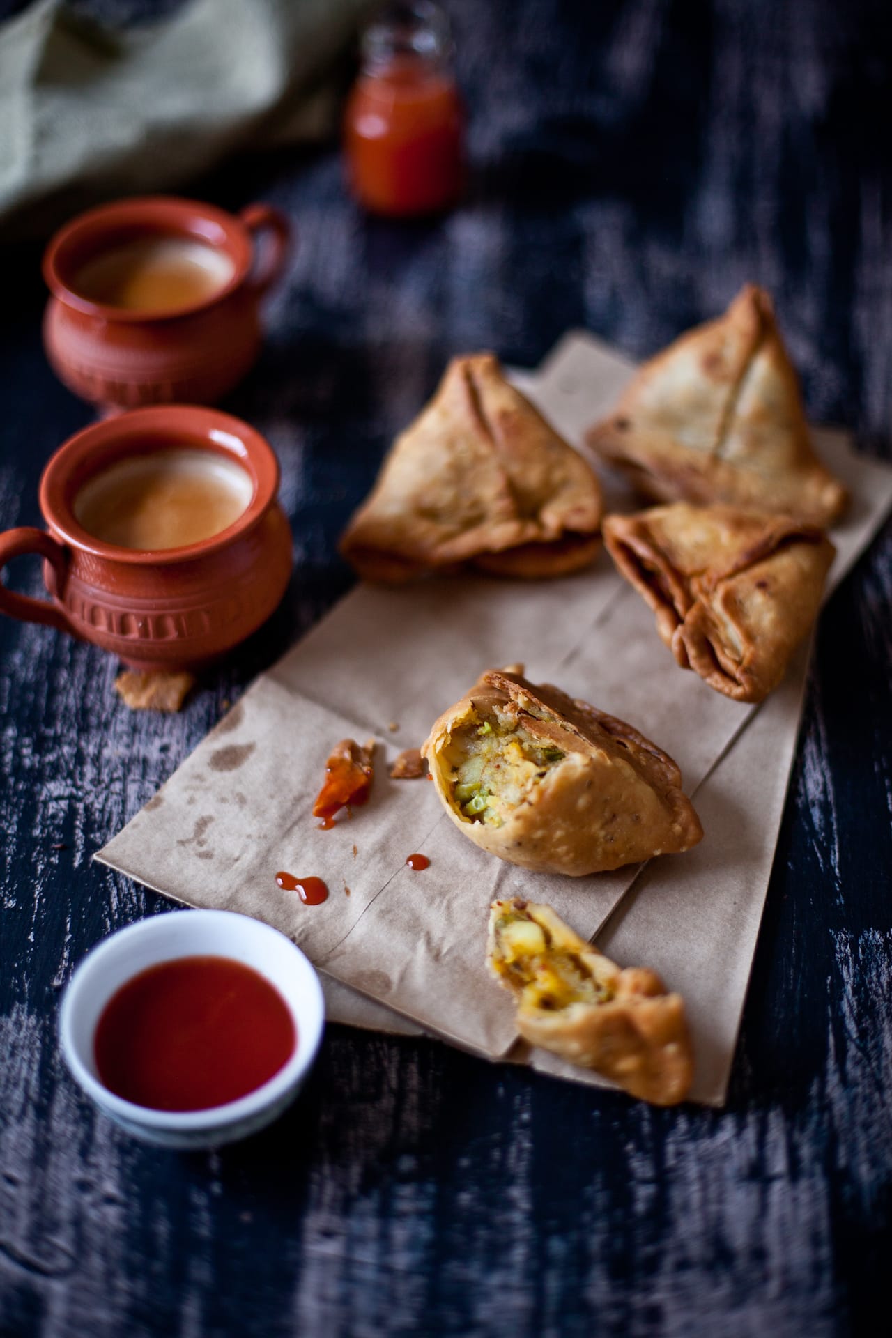 Potatoes and Peas Samosa | Playful Cooking