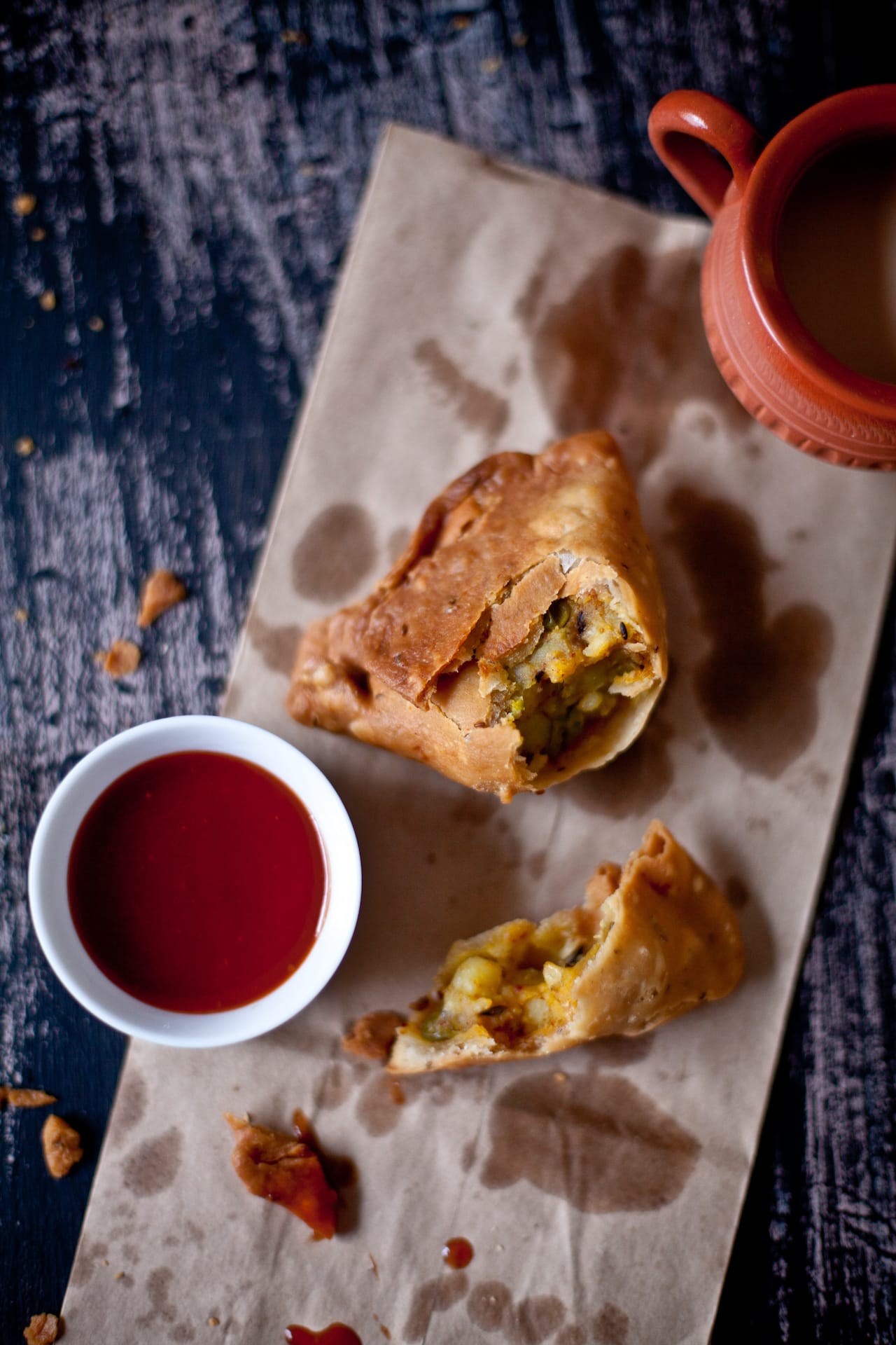 Potatoes and Peas Samosa | Playful Cooking