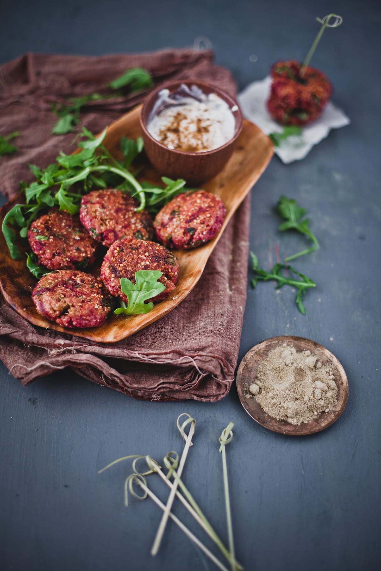 Beetroot Quinoa Patties | Playful Cooking