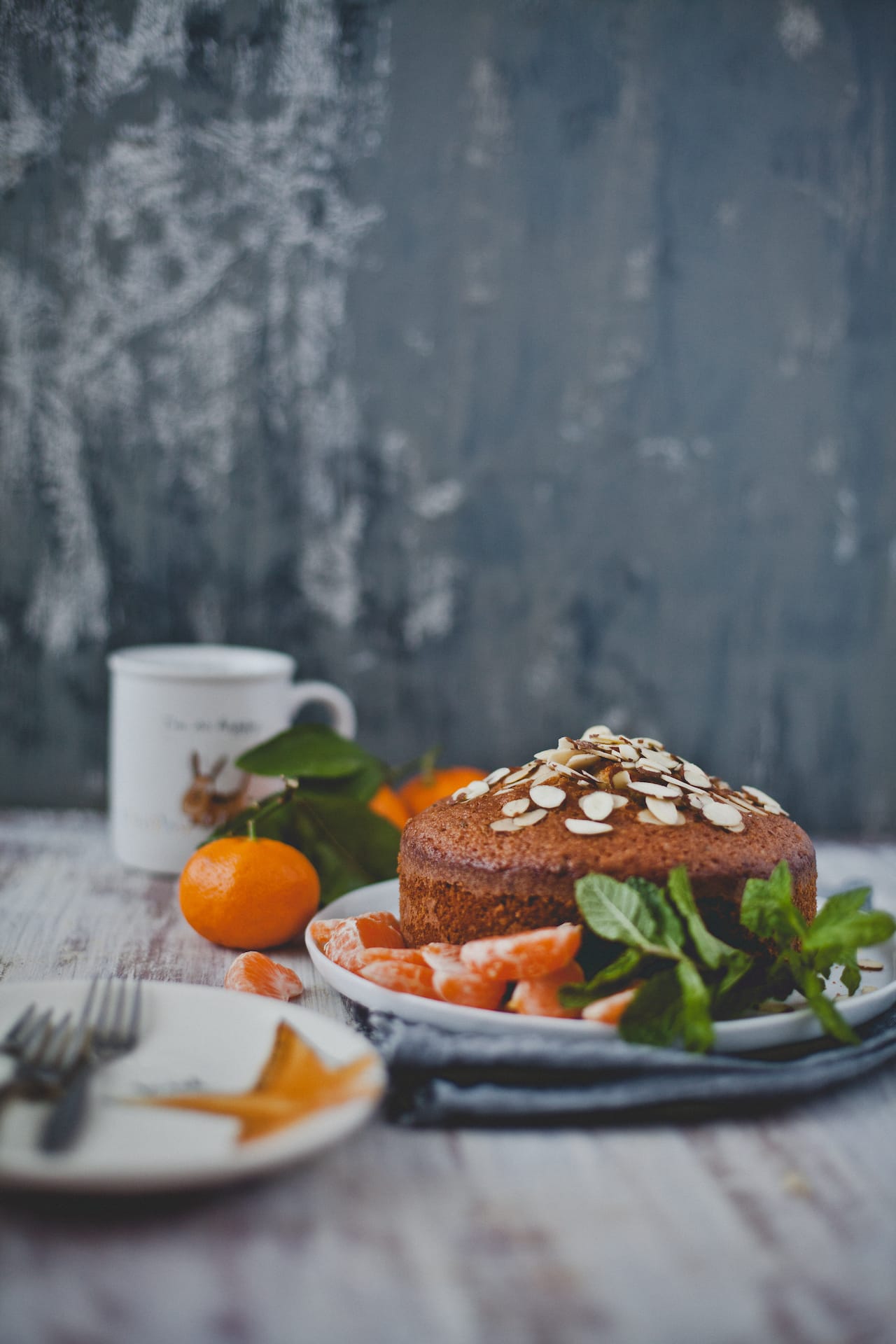 Orange Mint Almond Cake | Playful Cooking