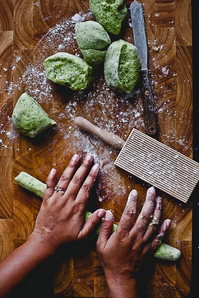 Steps to make Arugula Gnocchi | Playful Cooking