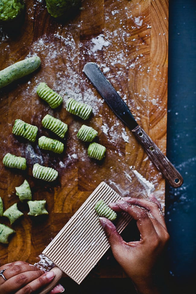 Steps to make Arugula Gnocchi | Playful Cooking