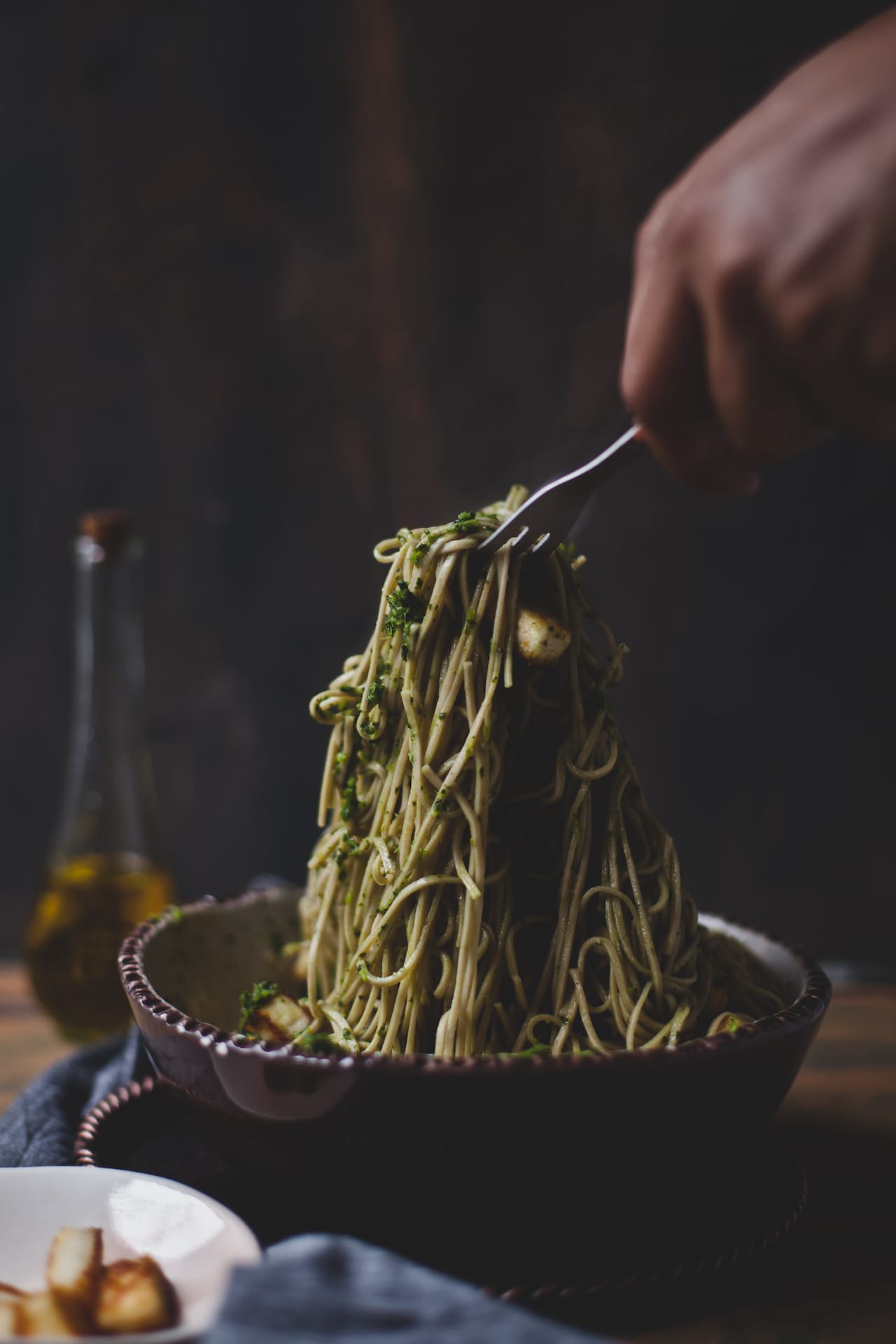 Soba Noodle With Chimichurri And Paneer | Playful Cooking