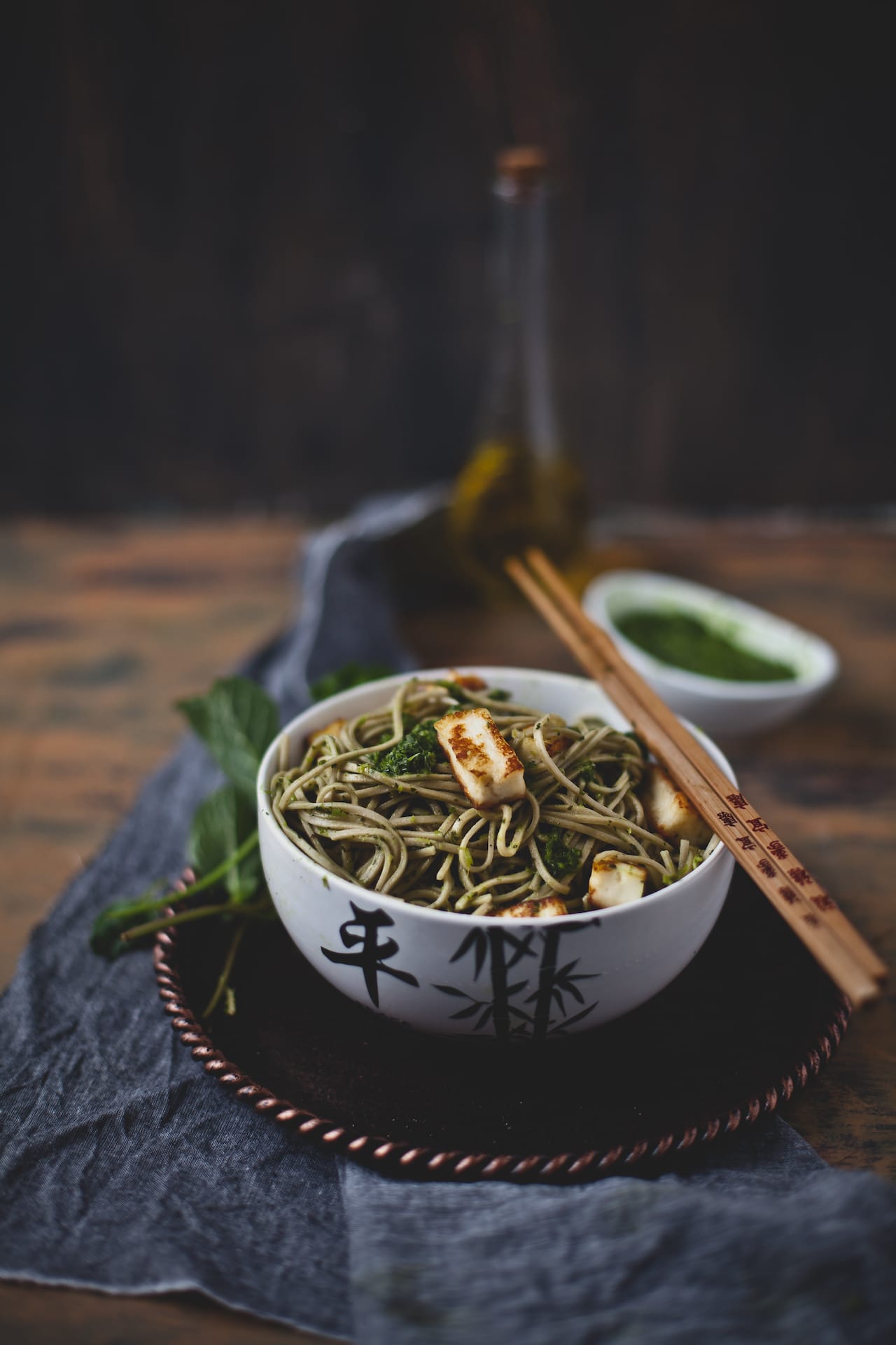 Soba Noodle With Chimichurri And Paneer | Playful Cooking