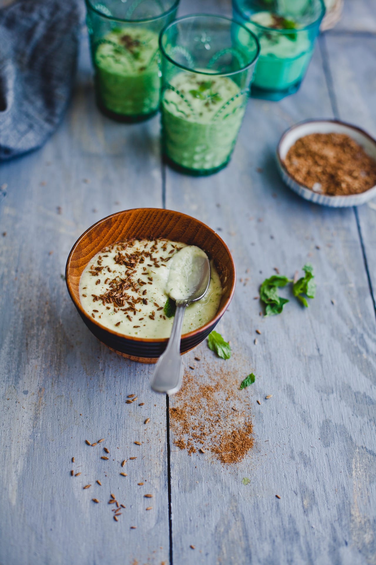 Avocado Cucumber Cold Soup | Playful Cooking