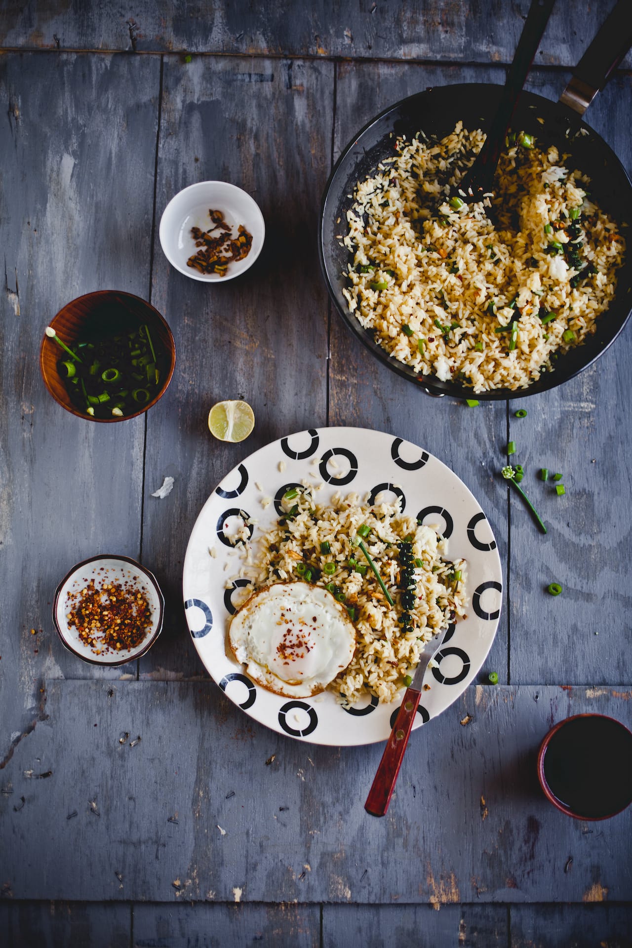 Garlic and Fresh Peppercorn Fried Rice | Playful Cooking