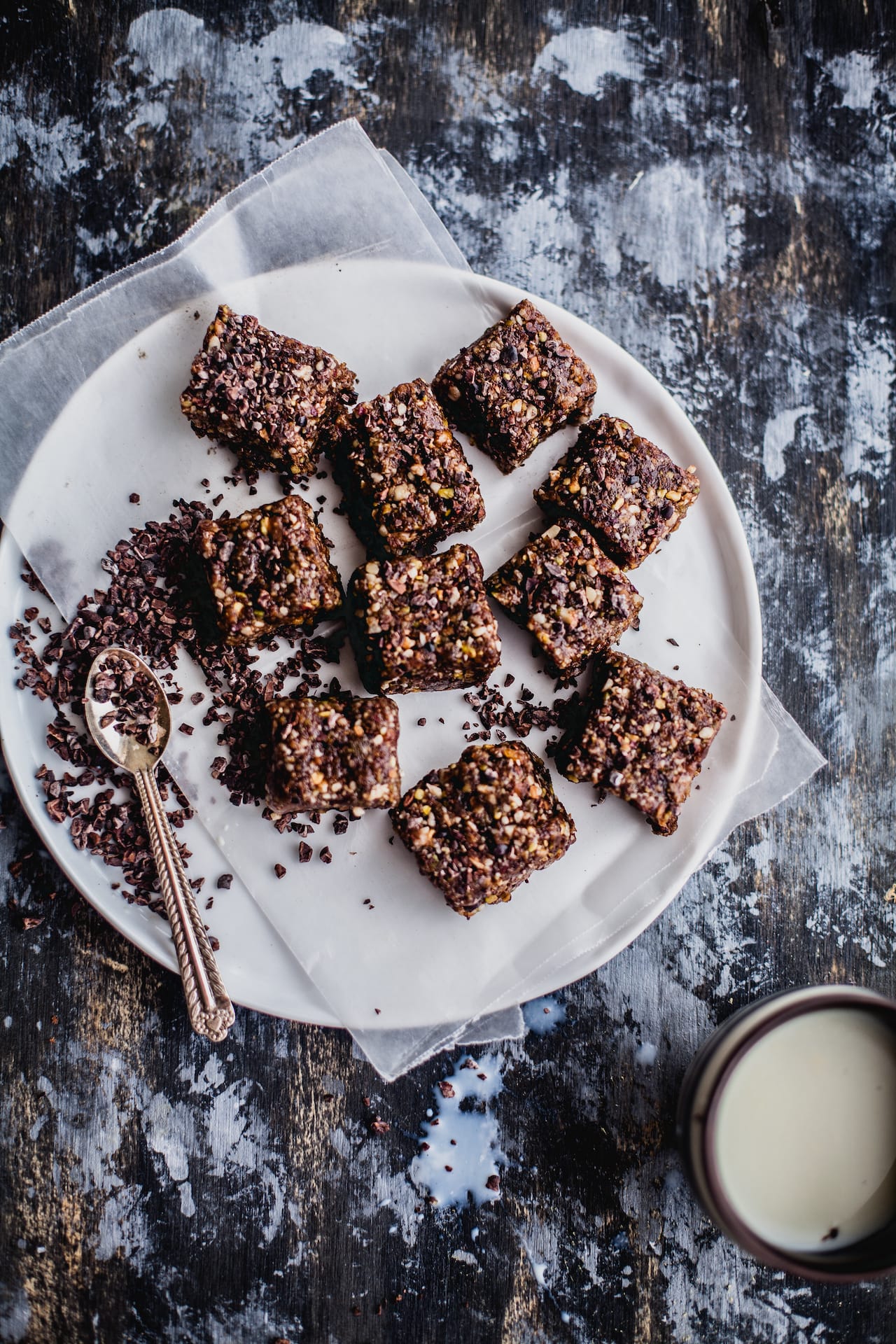 Date And Nuts Energy Bars With Cocoa Nibs | Playful Cooking