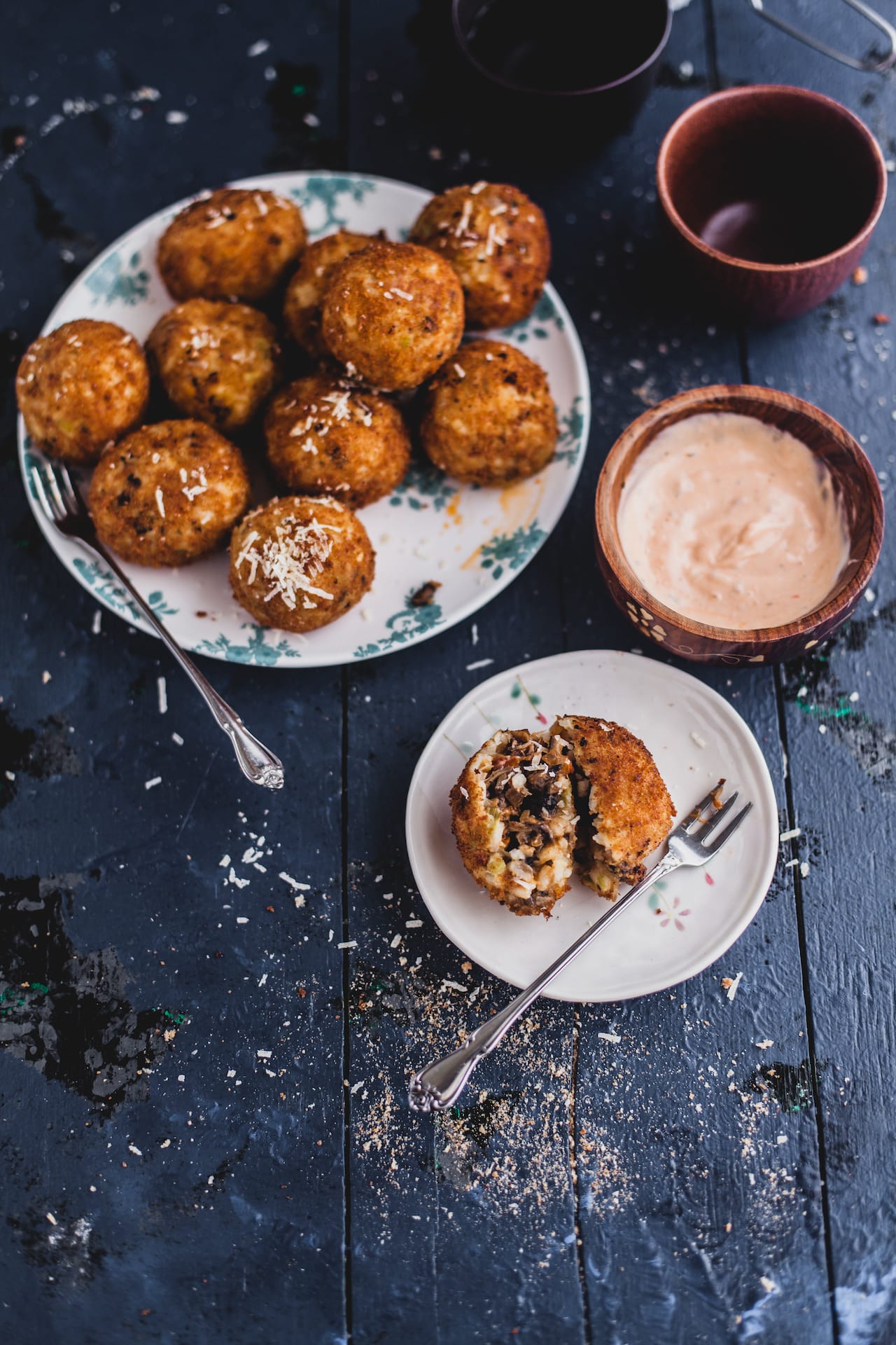 Mushroom Arancini | Playful Cooking