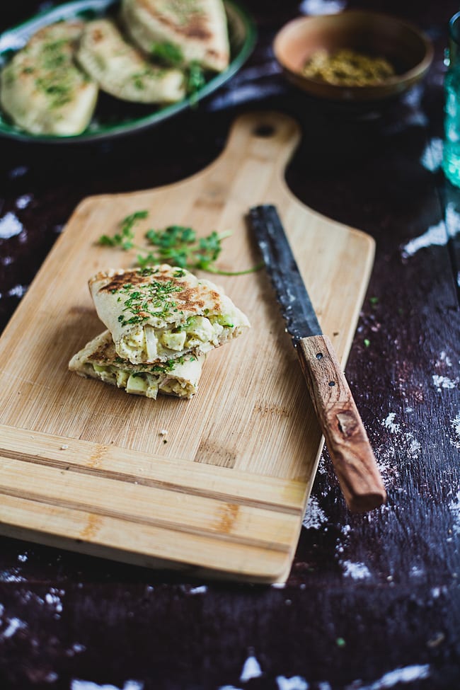 Kashundi Paneer Naan Calzone | Playful Cooking
