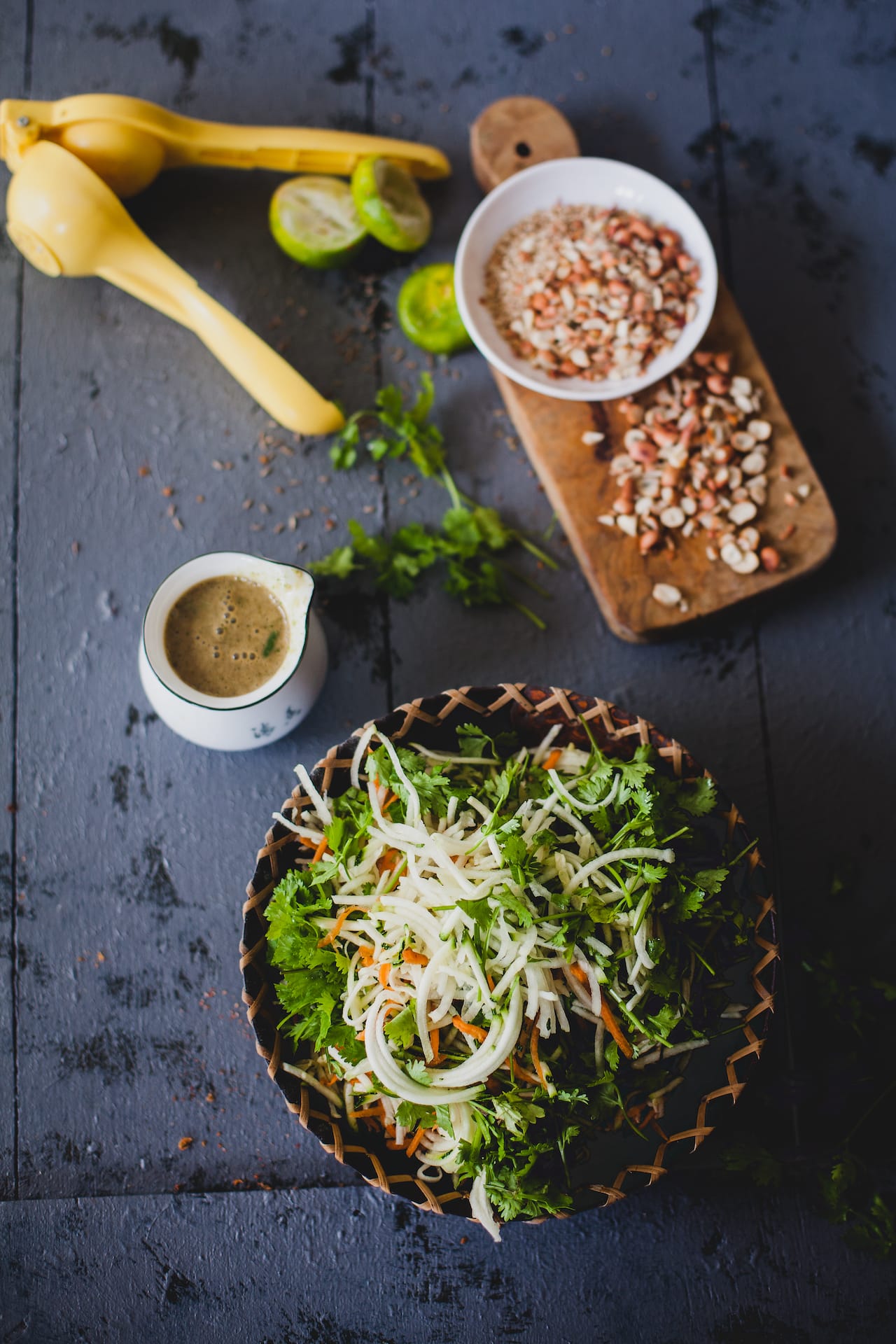 Spicy Mackerel Raw Papaya Salad| Playful Cooking