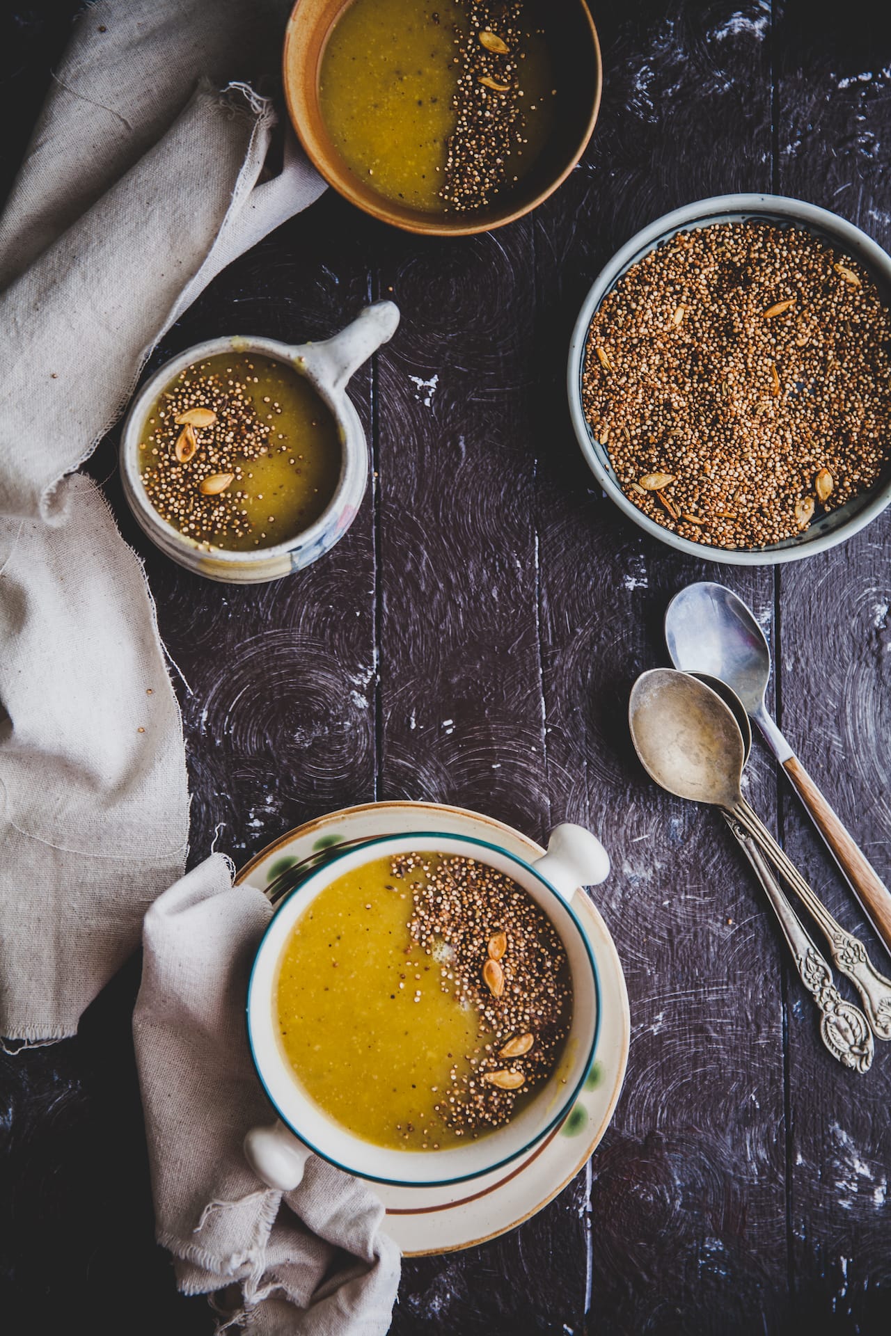 Pumpkin Soup With Toasted Quinoa | Playful Cooking #soup #pumpkin #quinoa