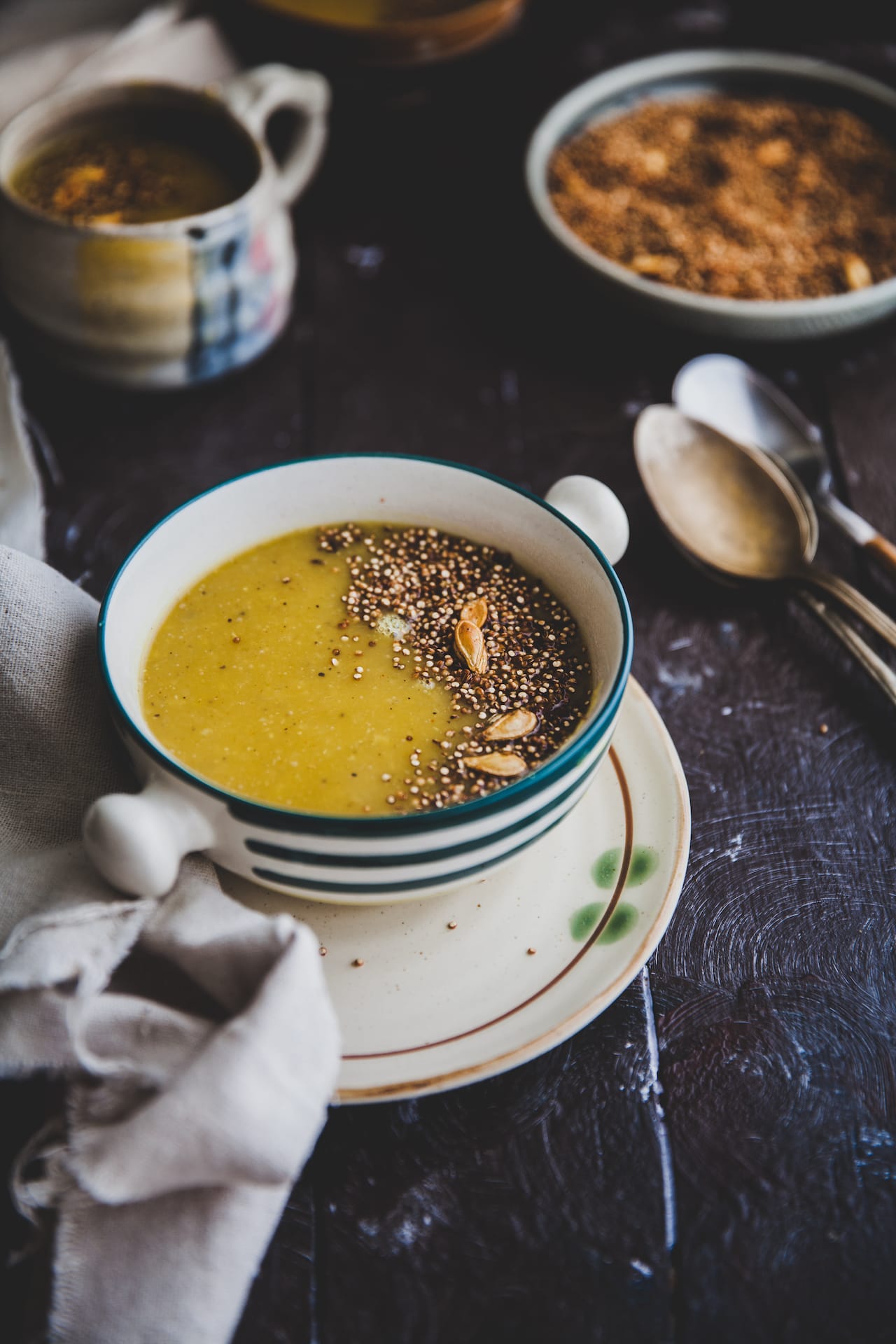 Pumpkin Soup With Toasted Quinoa | Playful Cooking #soup #pumpkin #quinoa