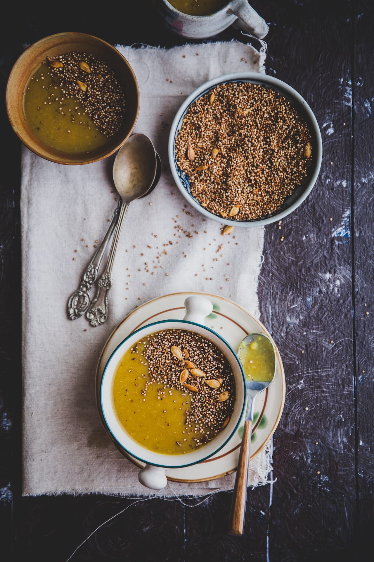 Pumpkin Soup With Toasted Quinoa | Playful Cooking #soup #pumpkin #quinoa