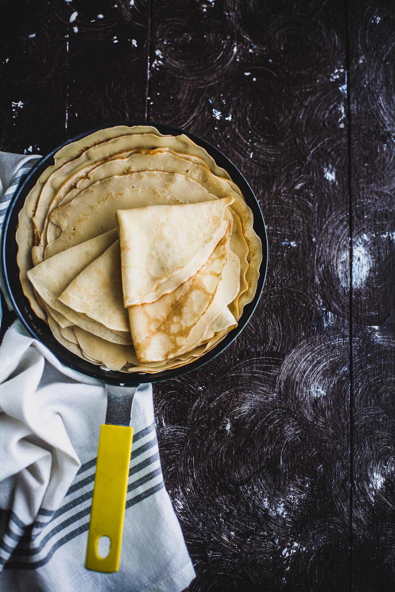 Spinach Corn Crepe With Zaatar Feta Sauce | Playful Cooking