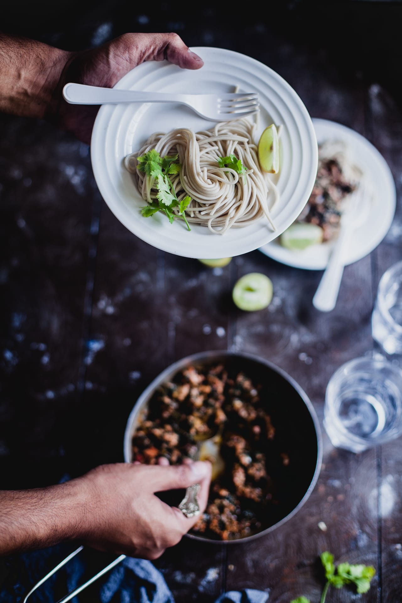 Spinach Chicken Soba Noodle | Playful Cooking