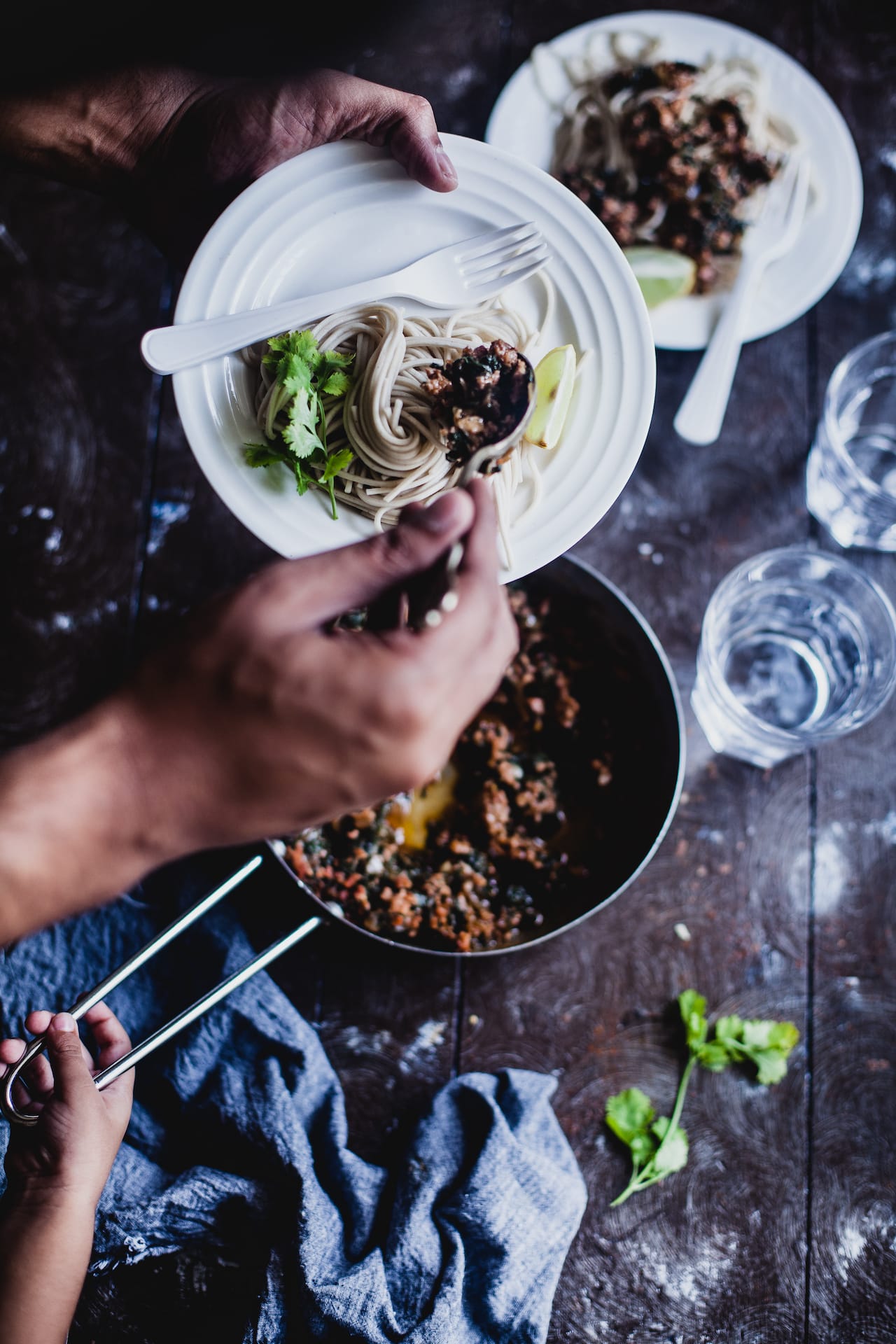 Spinach Chicken Soba Noodle | Playful Cooking