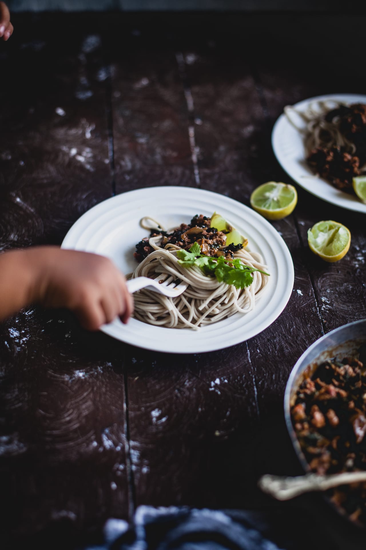 Spinach Chicken Soba Noodle | Playful Cooking