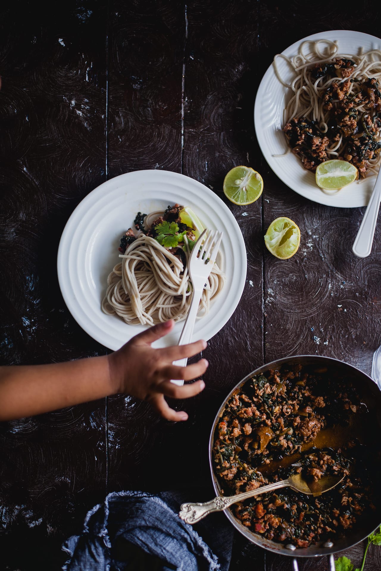 Spinach Chicken Soba Noodle | Playful Cooking