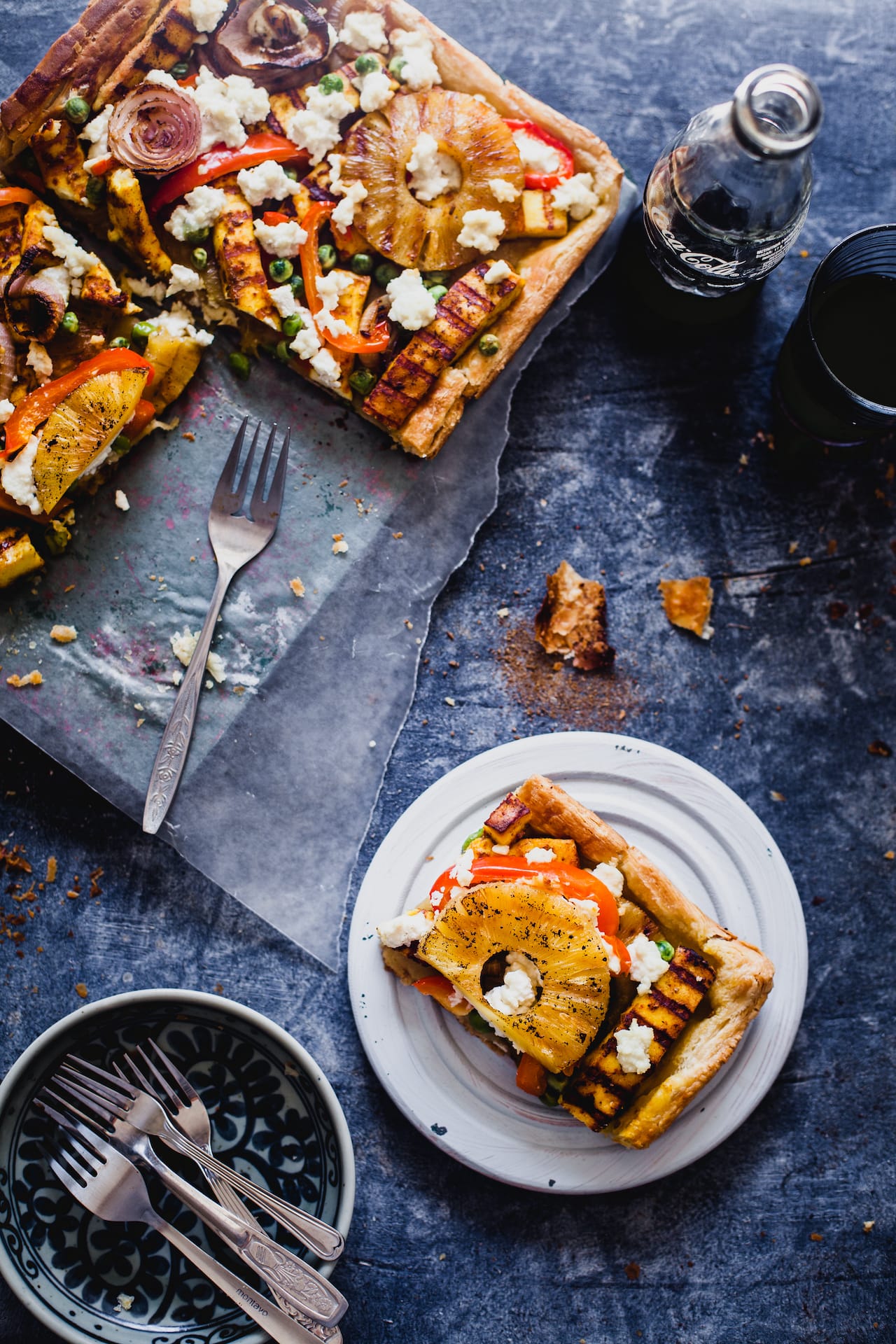 Grilled Paneer and Pineapple Tart | Playful Cooking