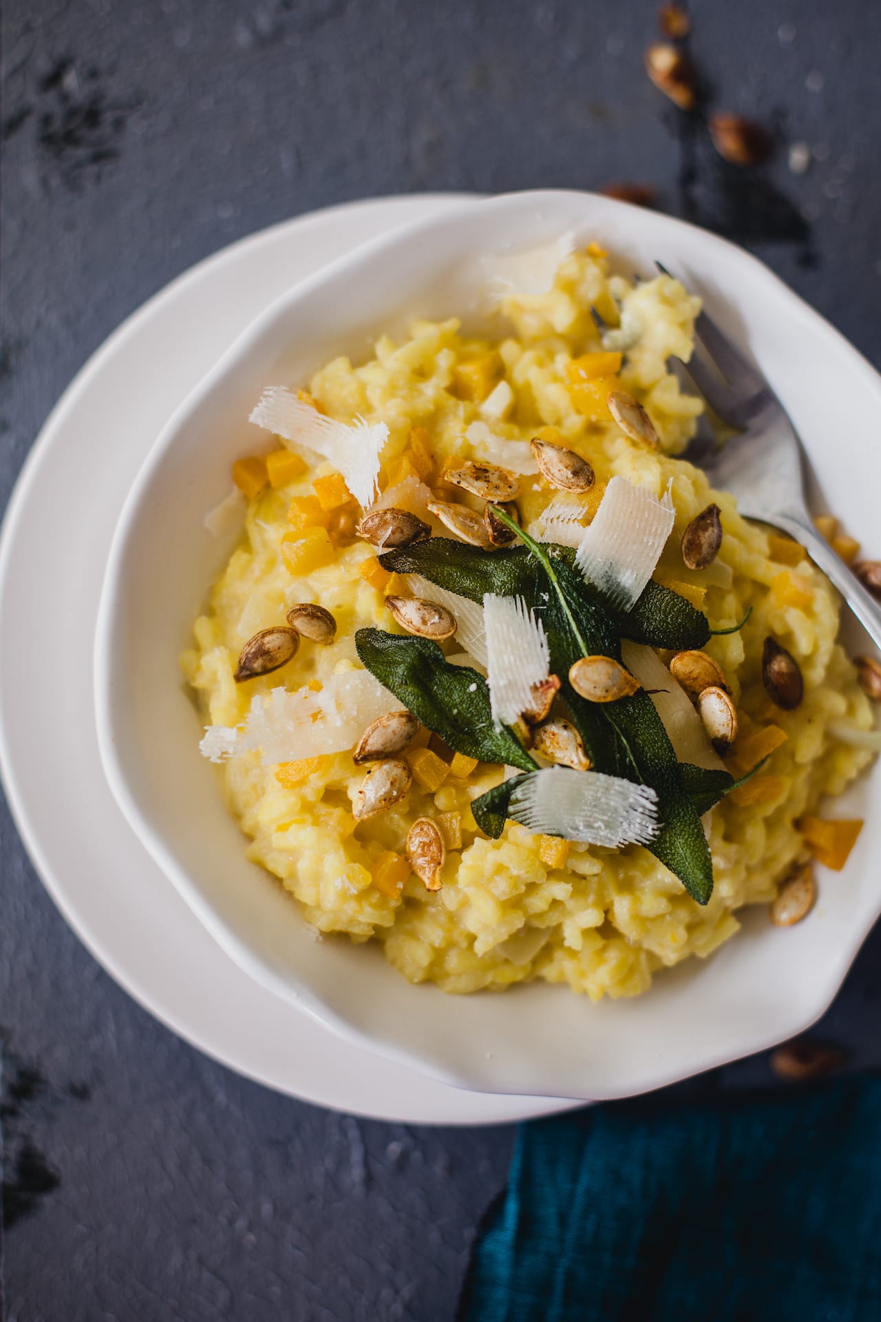 Roasted Pumpkin Risotto - Playful Cooking