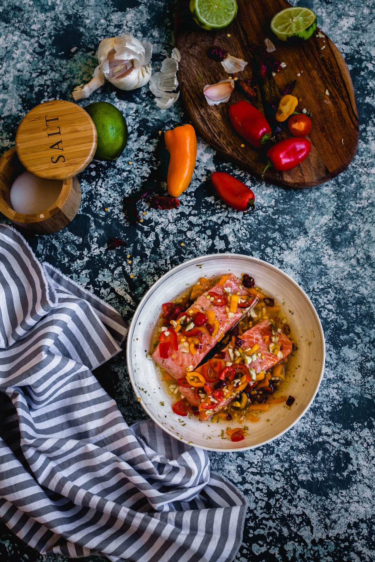 Chili Lime Baked Salmon | Playful Cooking