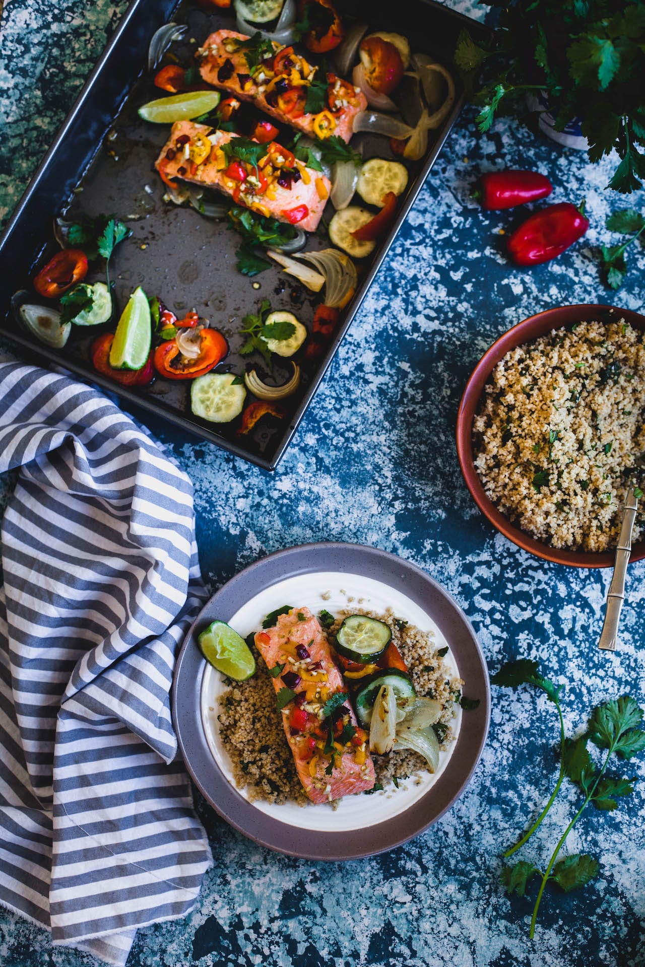 Chili Lime Baked Salmon | Playful Cooking