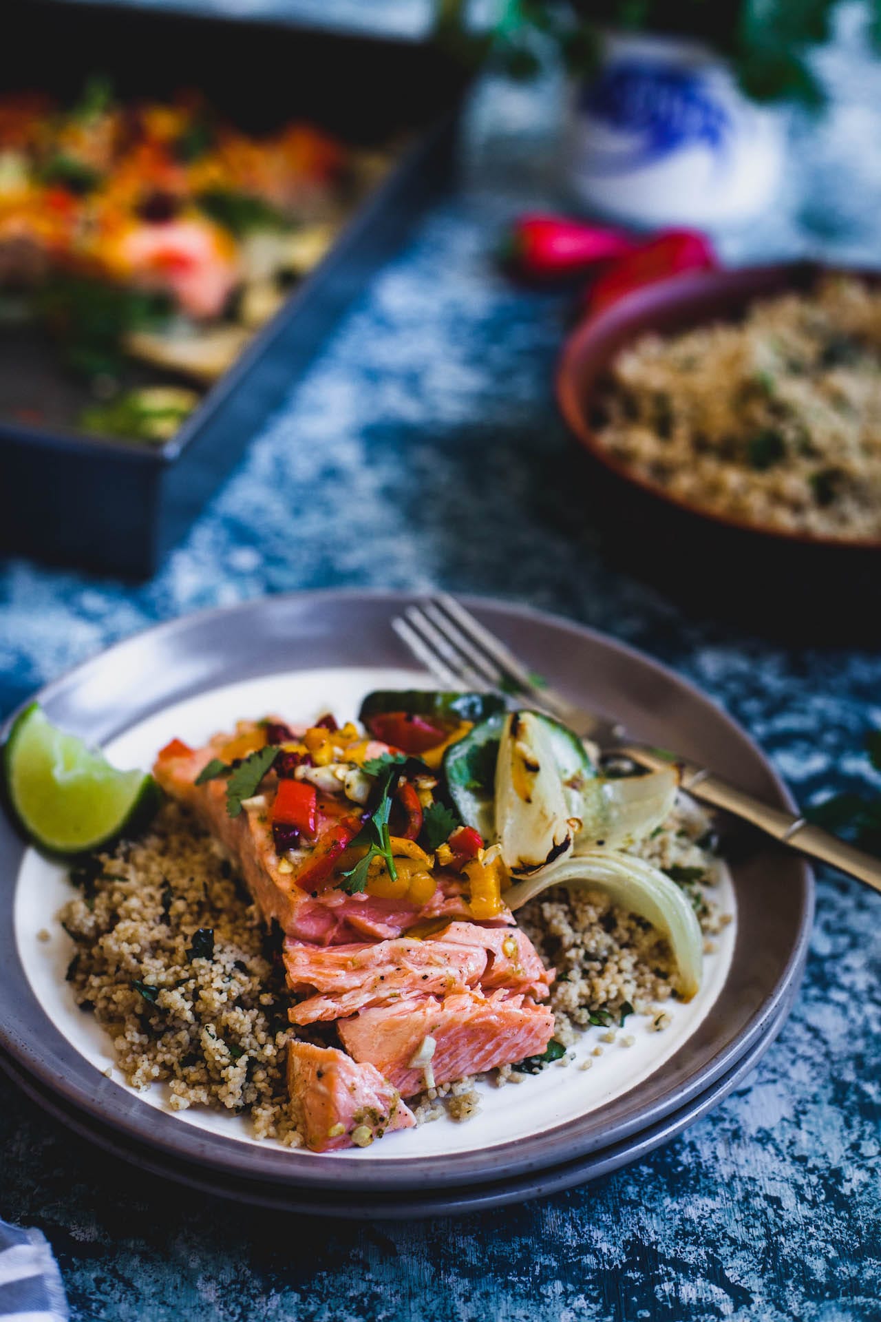 Chili Lime Baked Salmon | Playful Cooking