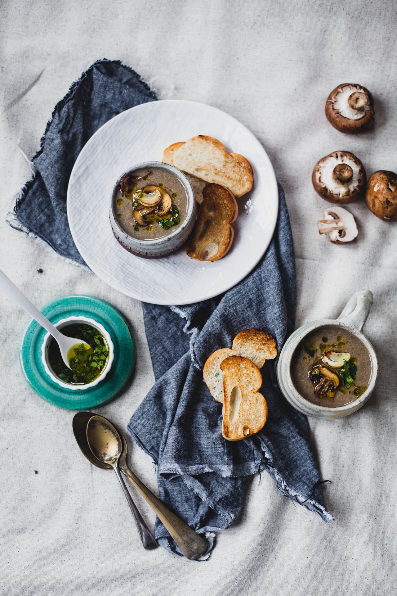 Garlic Mushroom Soup | Playful Cooking