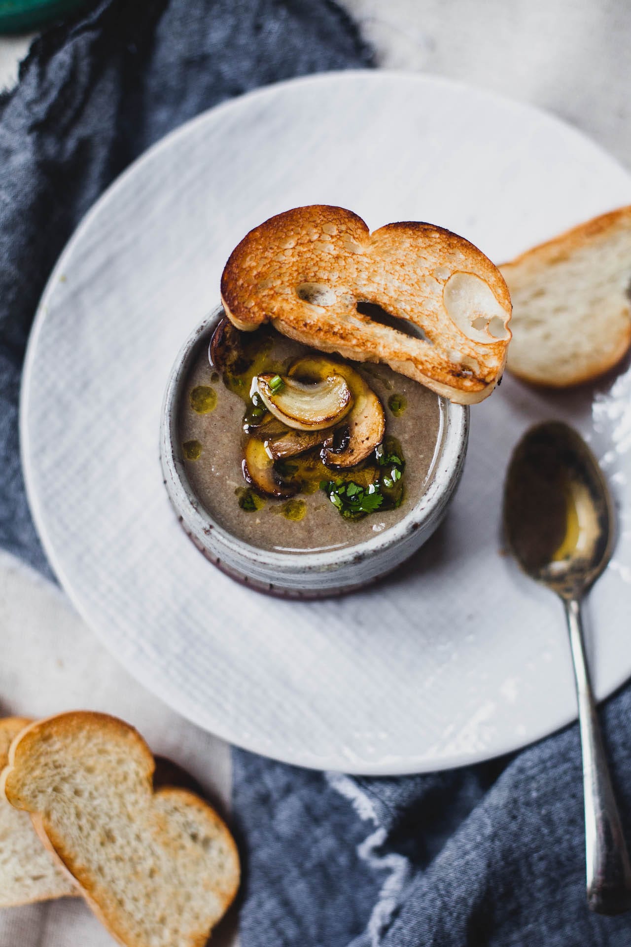 Garlic Mushroom Soup | Playful Cooking