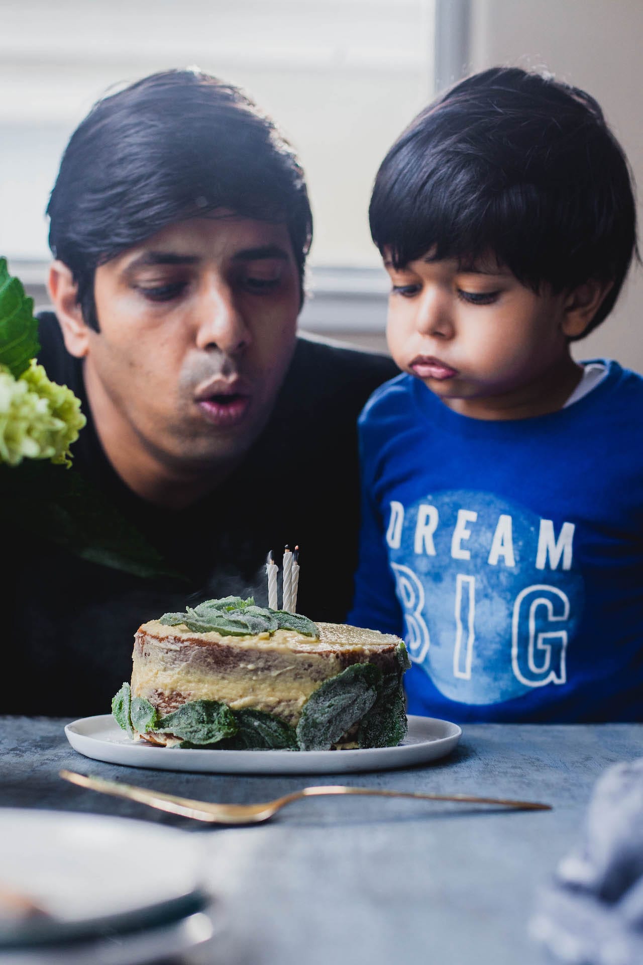 Lemon Cake With Basil Mascarpone Frosting | Playful Cooking