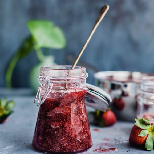 Strawberry Chia Compote | Playful Cooking